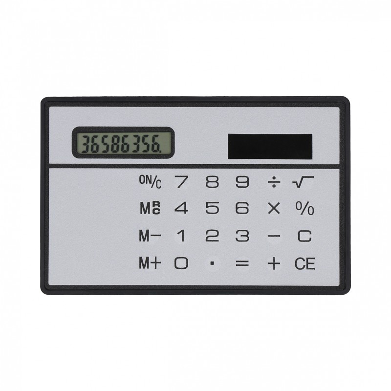 Calculadora de bolsillo 8 digitos con bateria solar SARPI - (F-CA-005)